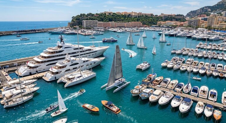 The harbor of Monaco