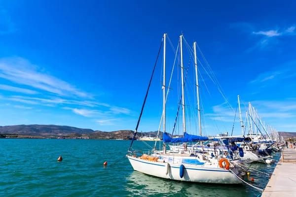 Charter sailboat in the Mediterranean